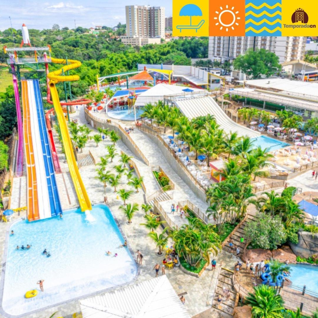 Aparthotel Piazza Com Acesso Ao Acqua Park Caldas Novas Exterior foto