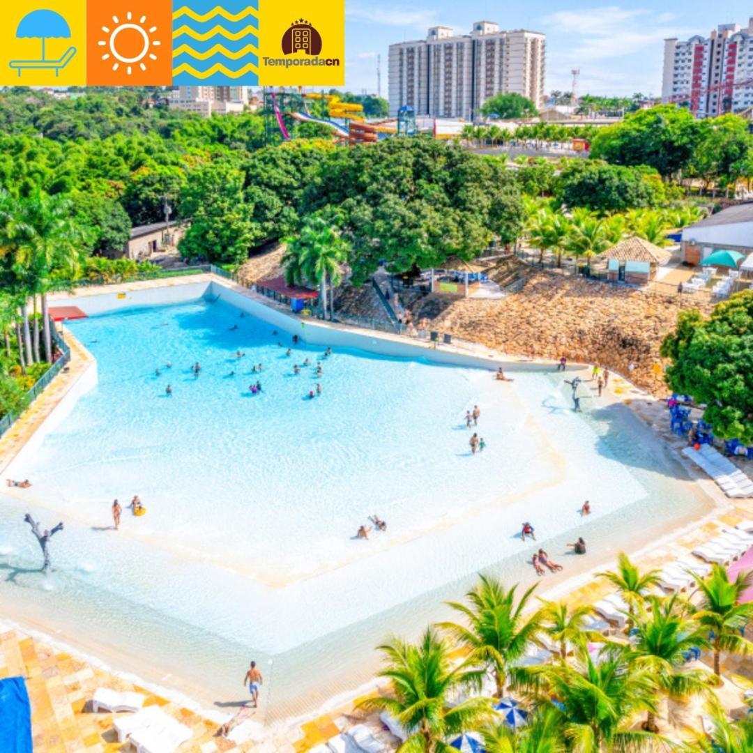 Aparthotel Piazza Com Acesso Ao Acqua Park Caldas Novas Exterior foto